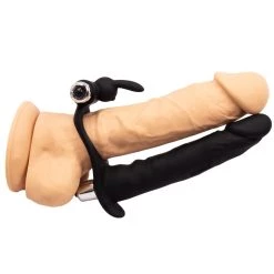 Deals 🔥 Bondara Black Dual Penetration Vibrating Strap-On - 6.5 Inch 💯 -Strapon dildo Store unnamed file 142