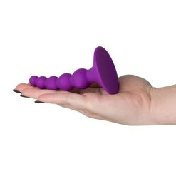 New 👏 Bondara Purple Silicone Beaded Butt Plug ? 4 Inch 🔔 -Strapon dildo Store unnamed file 153