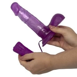 Best Pirce ⌛ Bondara Pleasure Me Purple Realistic Vibrating Dildo - 6 Inch 🧨 -Strapon dildo Store unnamed file 197