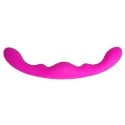 Outlet 🎁 Bondara Magenta Silicone Curved Double Dildo - 10 Inch ❤️