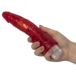 Promo 🔔 Bondara Crystal Clear Red Vibrating Dildo ? 9 Inch 😀 -Strapon dildo Store unnamed file 236