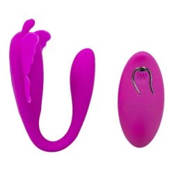 Outlet ❤️ Bondara Butterfly Stroke 12 Function Remote Couples Vibrator 💯