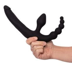 Best Sale ✔️ Bondara Black Triple Vibrating Strapless Strap-On - 7 Inch 🥰 -Strapon dildo Store unnamed file 272