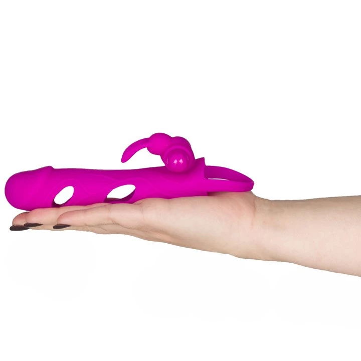 Buy ๐ Bondara Magenta Silicone Vibrating Rabbit Cock Sleeve ๐ 4 Buy ๐ Bondara Magenta Silicone Vibrating Rabbit Cock Sleeve ๐ - Image 4