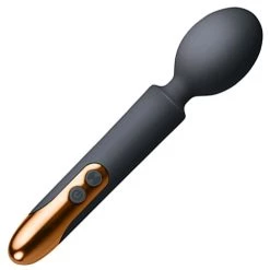 Promo 🤩 Rocks-Off Oriel Black 10 Function Rechargeable Wand Vibrator 😍
