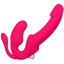 Deals 🔔 Bondara Tri-OH! Pink 10 Function Strapless Strap-On - 9 Inch ✔️