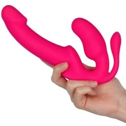 Deals 🔔 Bondara Tri-OH! Pink 10 Function Strapless Strap-On - 9 Inch ✔️ -Strapon dildo Store unnamed file 357