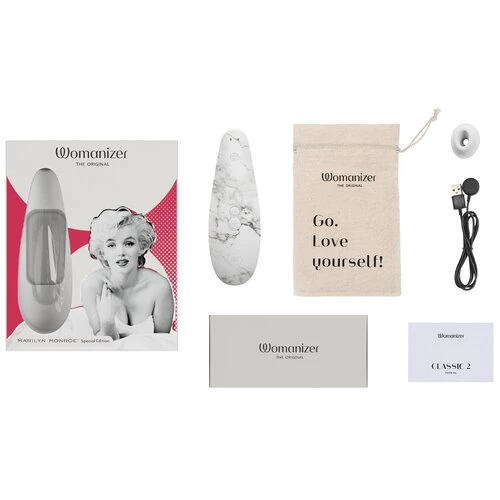 Wholesale 🎁 Womanizer Marilyn Monroe White Marble 10 Function Clitoral Stimulator 👍 7 Wholesale 🎁 Womanizer Marilyn Monroe White Marble 10 Function Clitoral Stimulator 👍 - Image 7