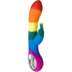Wholesale ⌛ Bondara Pride Rainbow Silicone 10 Function Luxury Rabbit Vibrator 💯