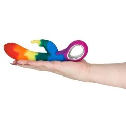 Wholesale ⌛ Bondara Pride Rainbow Silicone 10 Function Luxury Rabbit Vibrator 💯 -Strapon dildo Store unnamed file 431