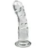 Cheap ❤️ Glacier Glass Realistic Dildo - 6.5 Inch 🧨