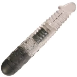 Cheap 🌟 Bondara Nymph Clear 10 Function Vibrating Dildo - 7 Inch 🧨