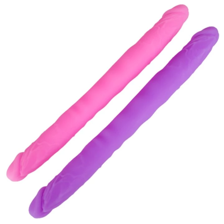 Promo 🌟 Bondara Pink Or Purple Silicone Double Dildo - 12 Inch 🔥 1 Promo 🌟 Bondara Pink Or Purple Silicone Double Dildo - 12 Inch 🔥