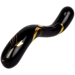 Deals 🧨 Glacier Glass Gold Rush Black G-Spot Dildo - 7 Inch 😍 -Strapon dildo Store unnamed file 533