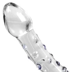 Hot Sale 🥰 Glacier Glass Clear Spiral And Dot Dual-Sided Dildo ? 5.5 Inch 😀 -Strapon dildo Store unnamed file 537