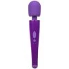 Budget 👏 Bondara Purple Glitter 10 Function Rechargeable Wand Vibrator 🎉