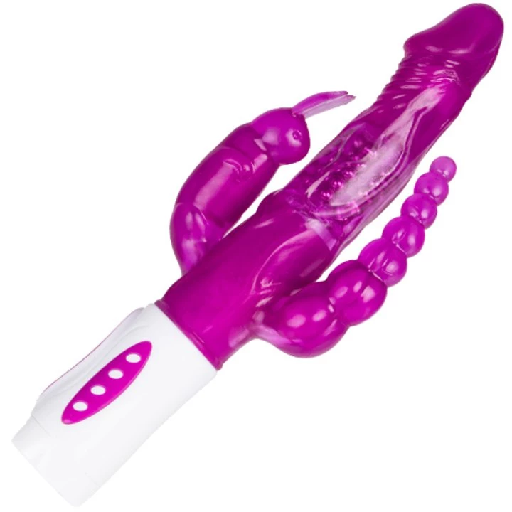 Coupon 🎁 Bondara&Sex The Triple Treat Purple 3-Way Rabbit Vibrator ✨ 2 Coupon 🎁 Bondara&Sex The Triple Treat Purple 3-Way Rabbit Vibrator ✨ - Image 2