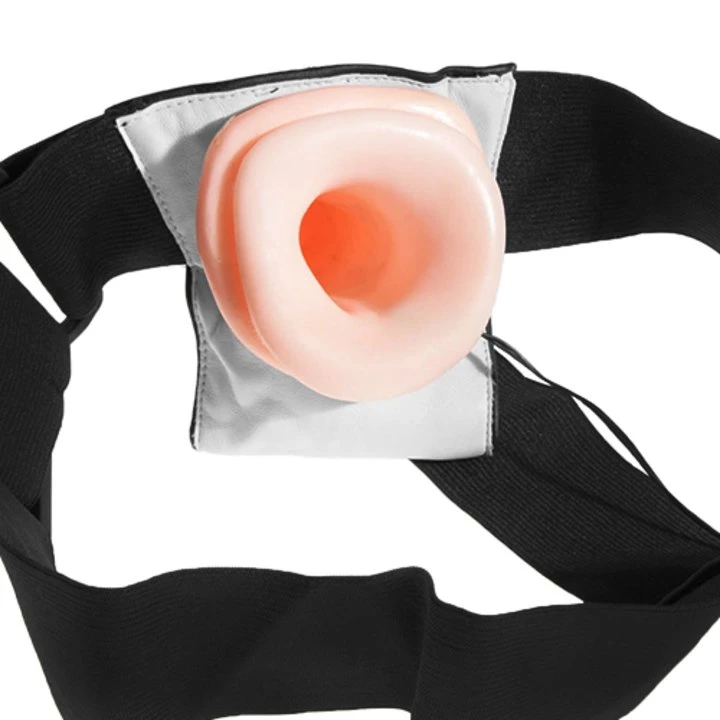 Best deal 🥰 Bondara&Sex Turn Me On Light Tone Unisex Hollow Vibrating Strap-On - 7 Inch 🔥 3 Best deal 🥰 Bondara&Sex Turn Me On Light Tone Unisex Hollow Vibrating Strap-On - 7 Inch 🔥 - Image 3